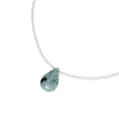 Magic Moonstone & Mayan Jade Signature Necklace