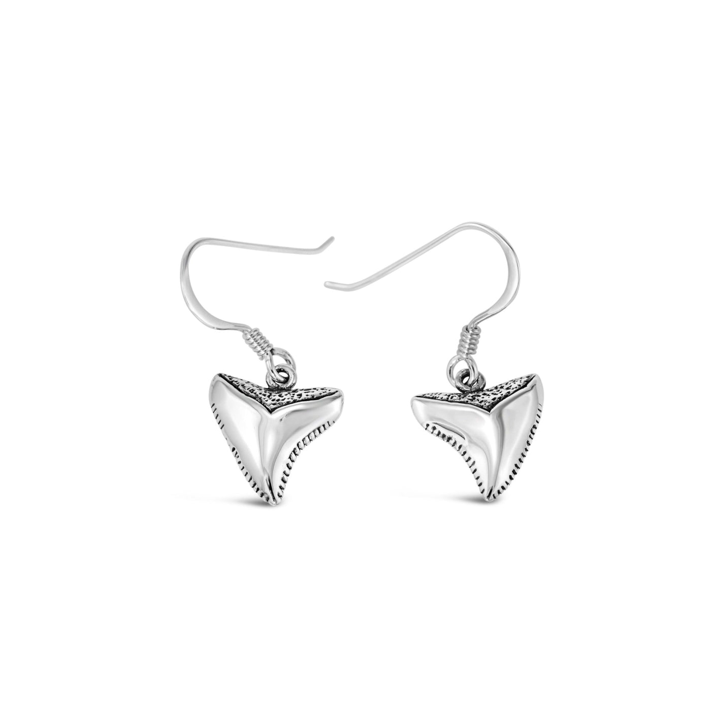 Shark Tooth Dangle Earrings