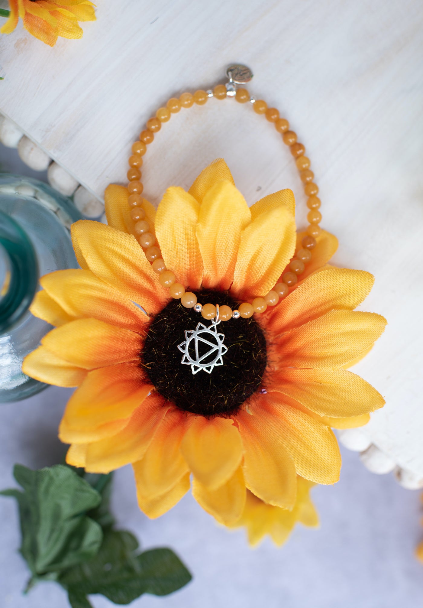 Solar Plexus Chakra Yellow Jasper Signature Stretch Bracelet