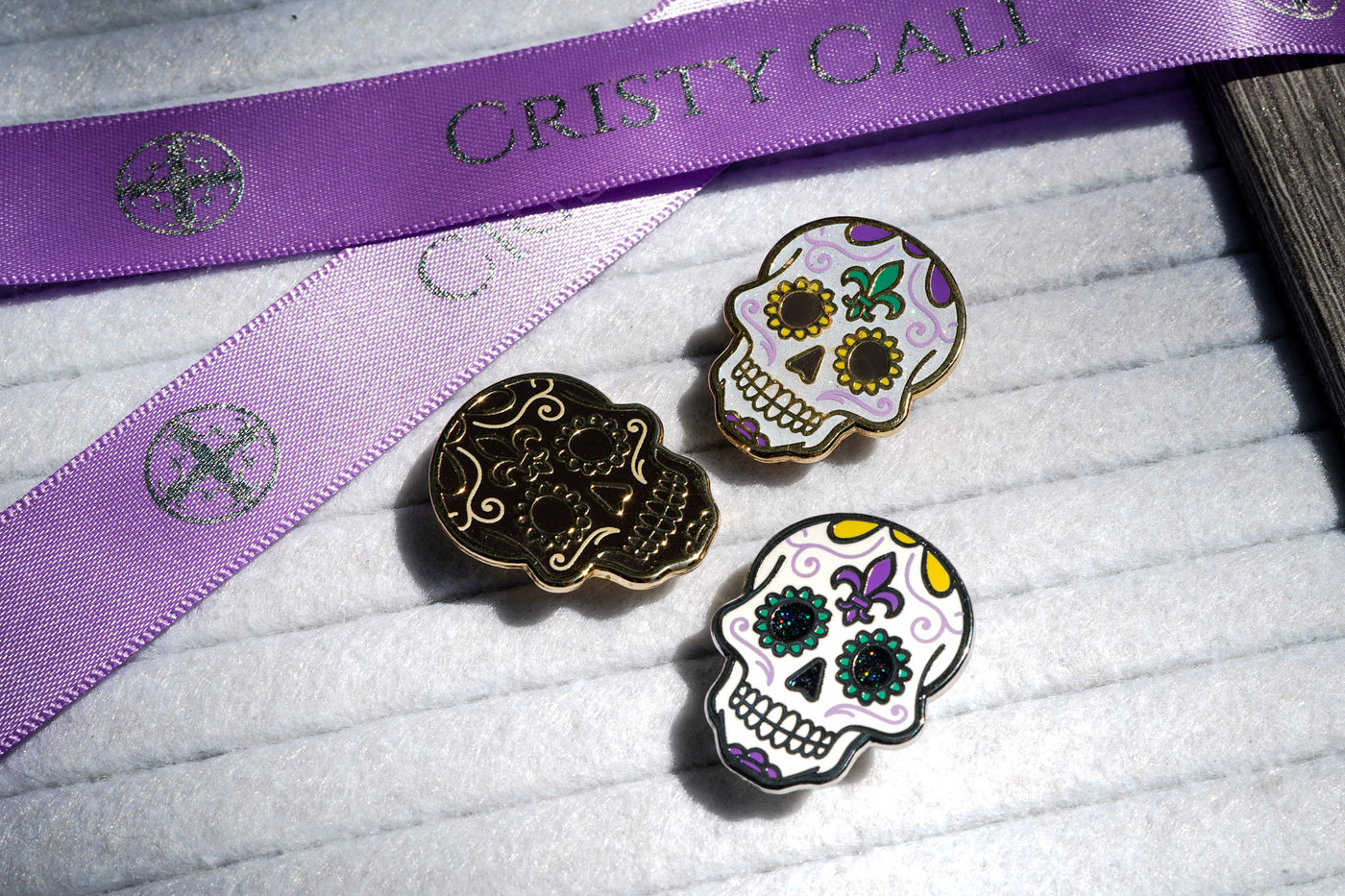 Sugar Skull Enamel Pin