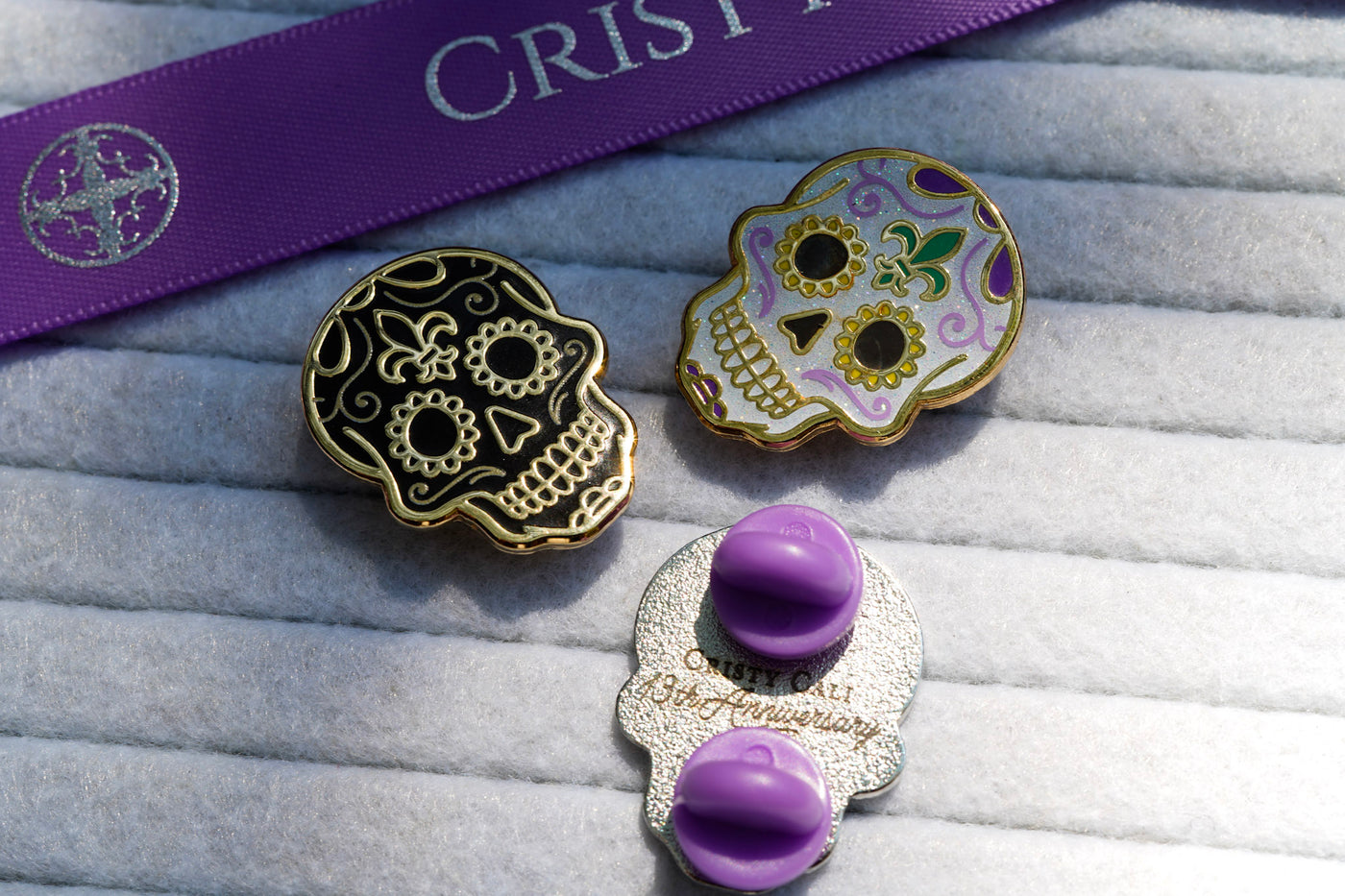 Sugar Skull Enamel Pin
