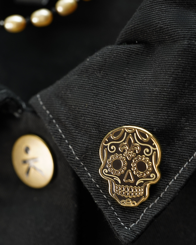 Sugar Skull Enamel Pin