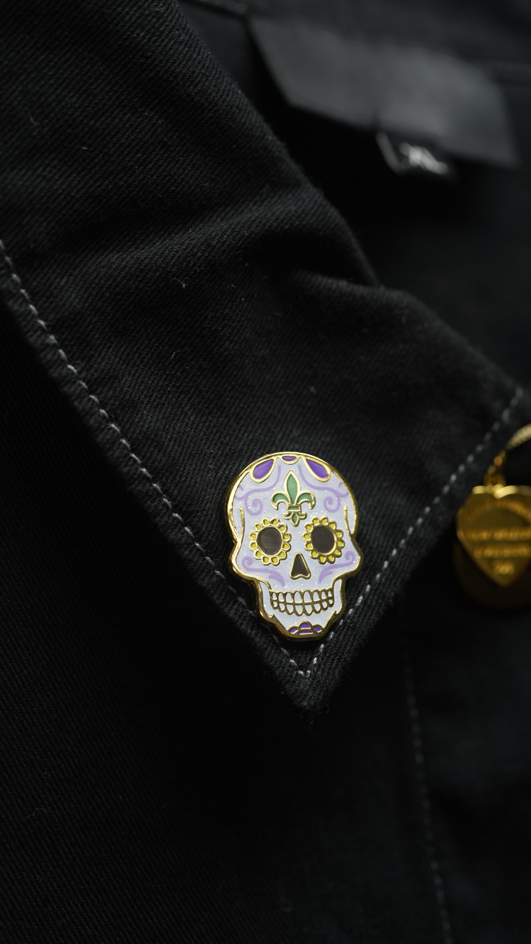 Sugar Skull Enamel Pin