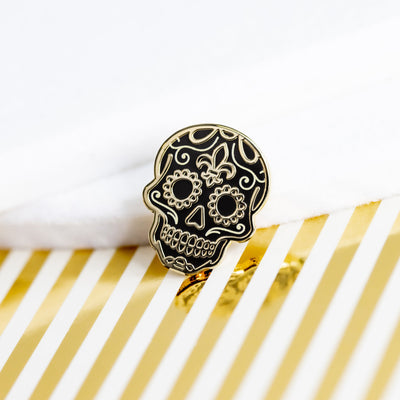 Sugar Skull Enamel Pin