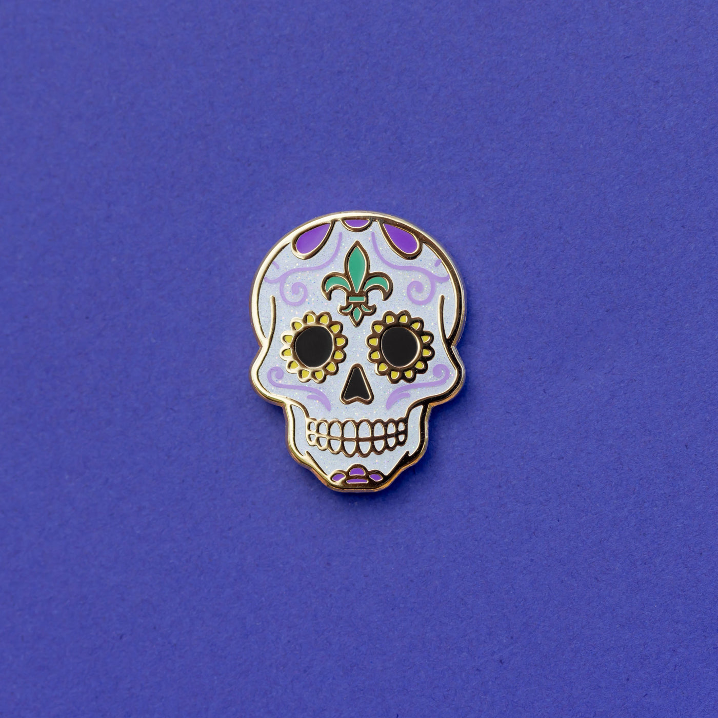 Sugar Skull Enamel Pin
