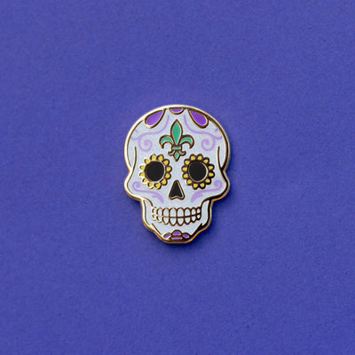 Sugar Skull Enamel Pin
