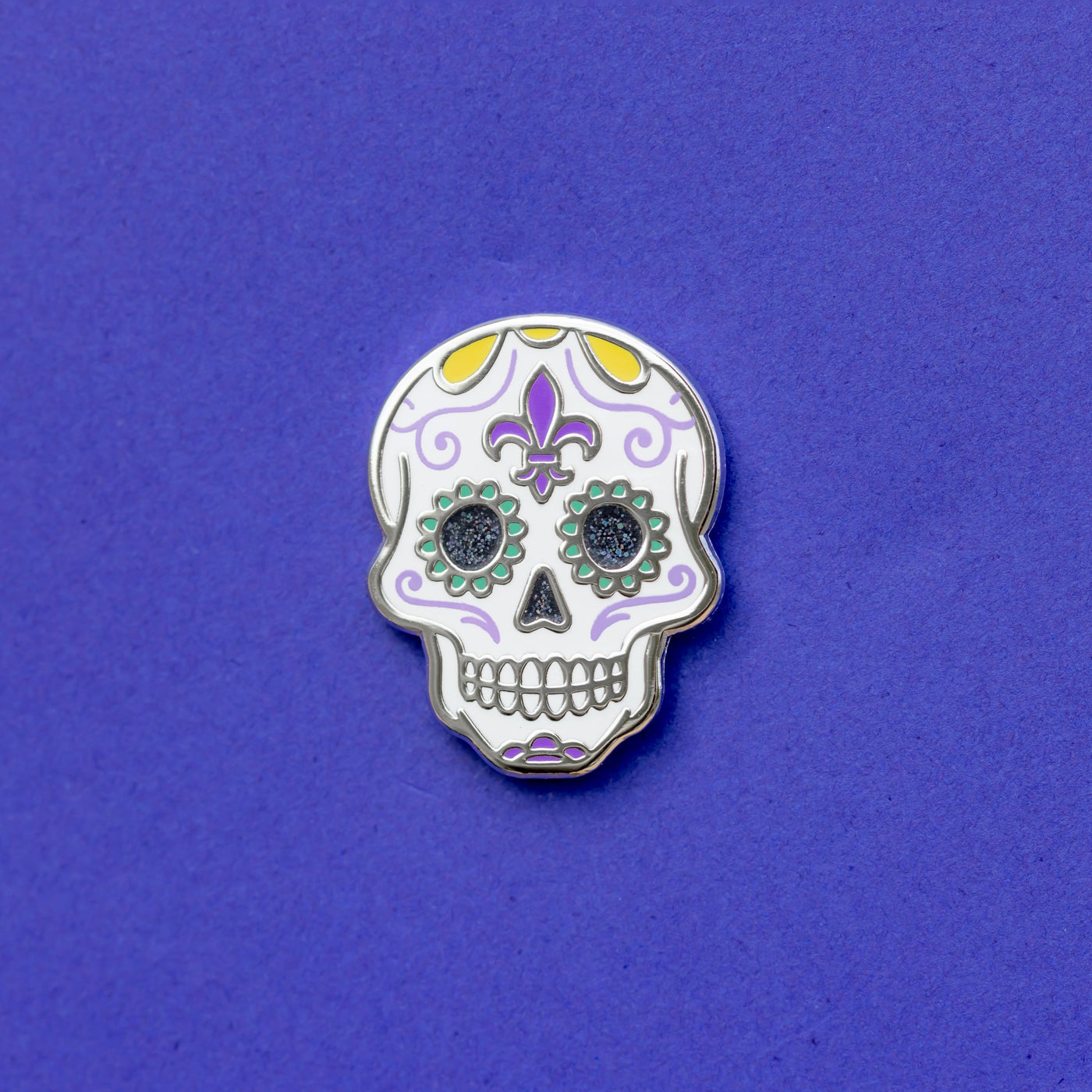 Sugar Skull Enamel Pin