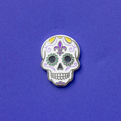 Sugar Skull Enamel Pin
