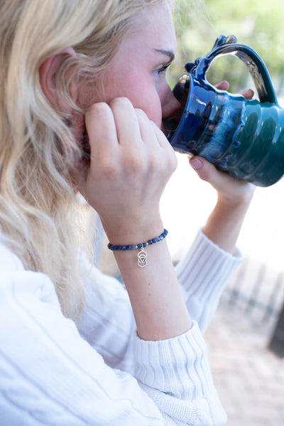 Third Eye Chakra Blue Sodalite Signature Stretch Bracelet