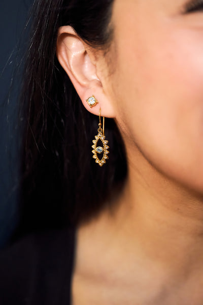 Stellar Gem Studs Gold Vermeil