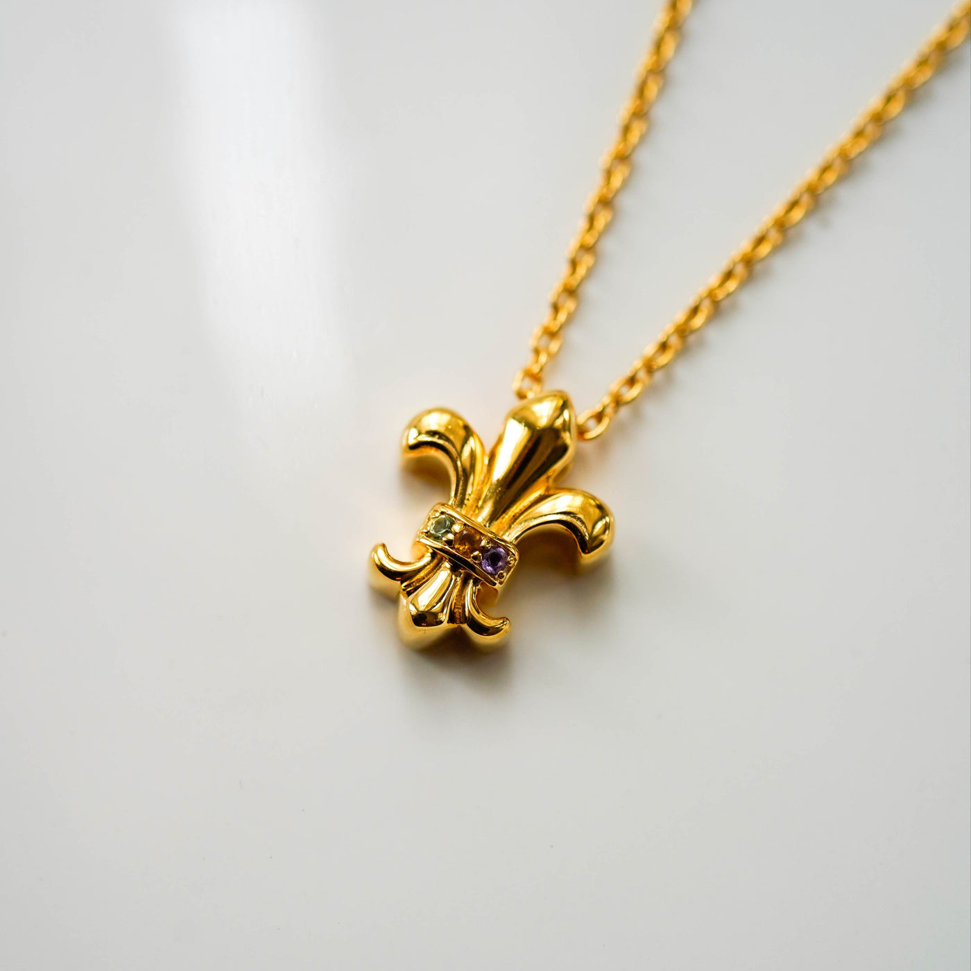 Trinity Nova Fleur de Lis Pendant Gold Vermeil PREORDER
