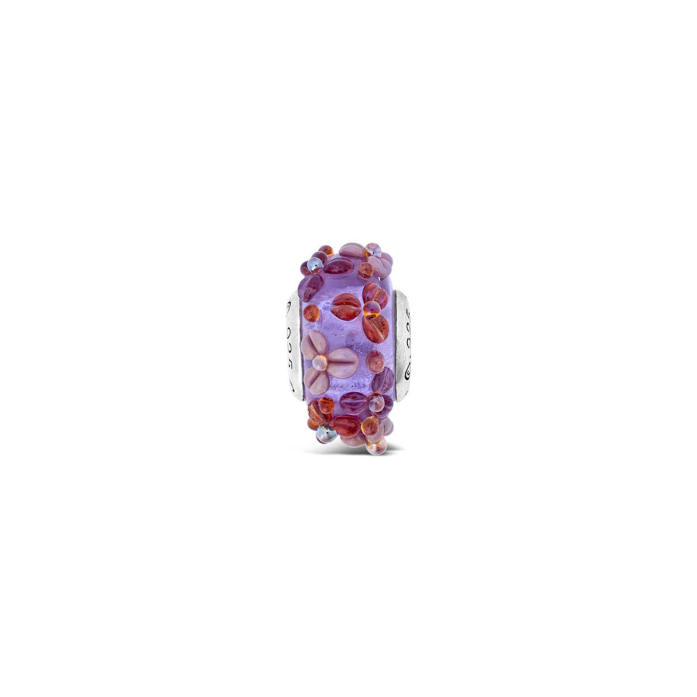 Violet Garden Murano Glass Couture Charm
