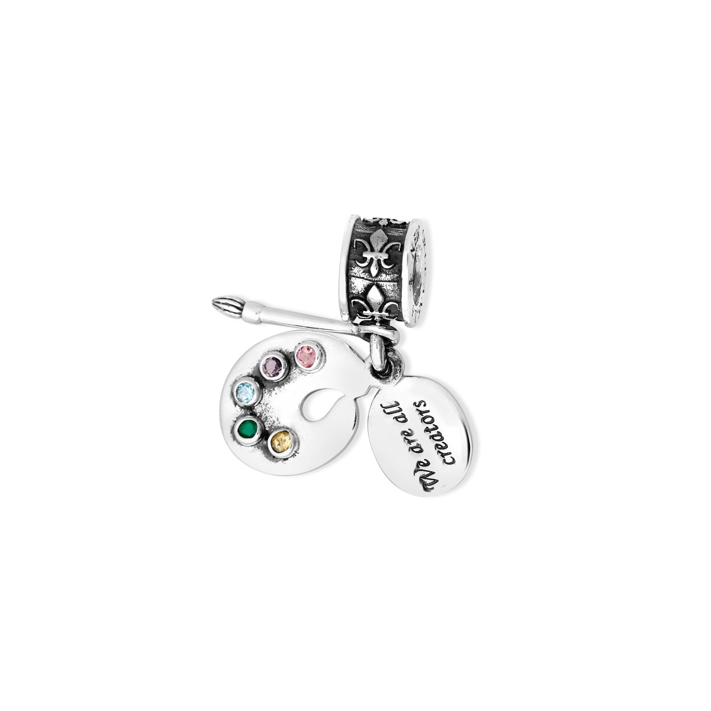 We Are All Creators Artist Palette Couture Charm