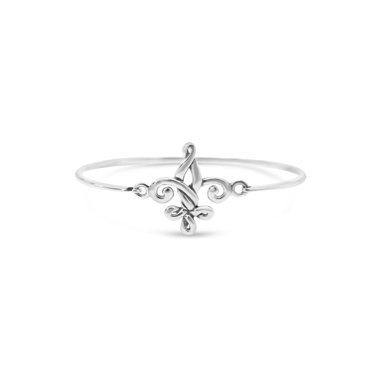 Fleur de Love Knot Bangle Bracelet