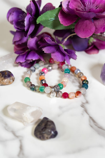 La Buena Vida Agate Signature Stretch Bracelet
