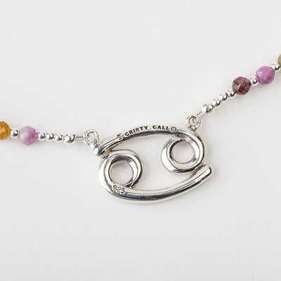 Cancer Ruby Signature Zodiac Necklace