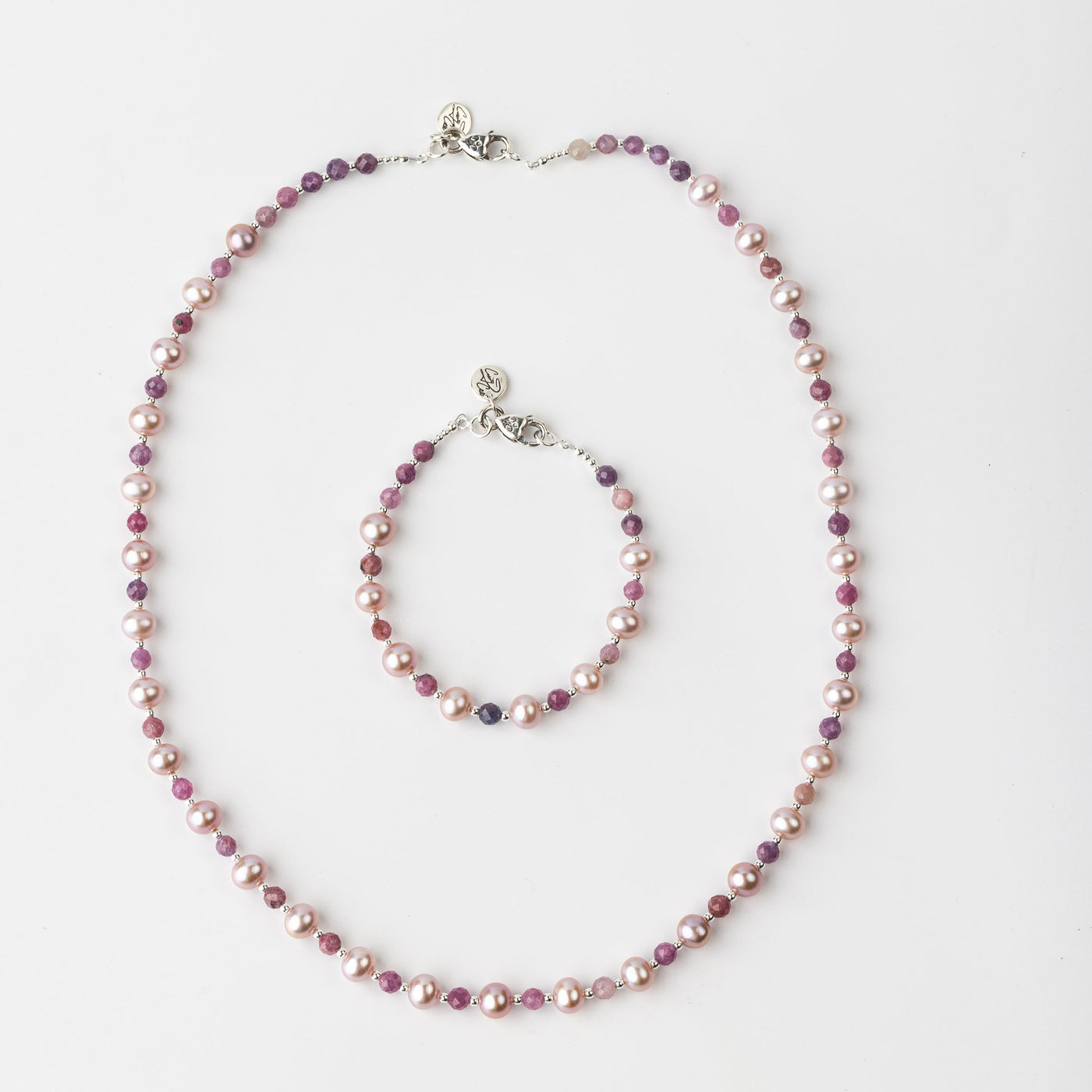 Power & Purity Pastel Pearl & Ruby Signature Necklace