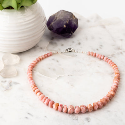 1OAK Great Gentle Love Pink Opal Signature Necklace