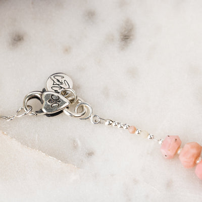 1OAK Great Gentle Love Pink Opal Signature Necklace