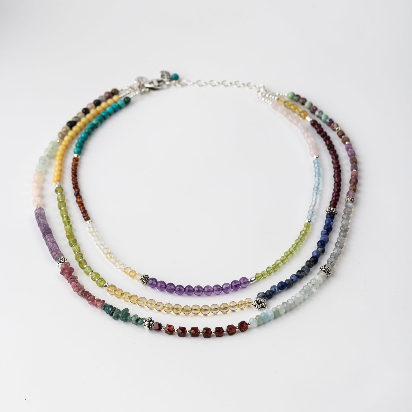 Havana Ooh La La Triple Multigemstone Signature Necklace