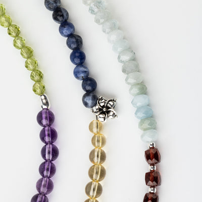 Havana Ooh La La Triple Multigemstone Signature Necklace