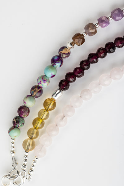 Havana Ooh La La Triple Multigemstone Signature Necklace