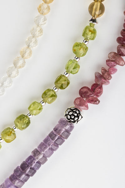 Havana Ooh La La Triple Multigemstone Signature Necklace
