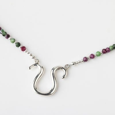 Leo Ruby Ziosite Signature Zodiac Necklace RETIRED