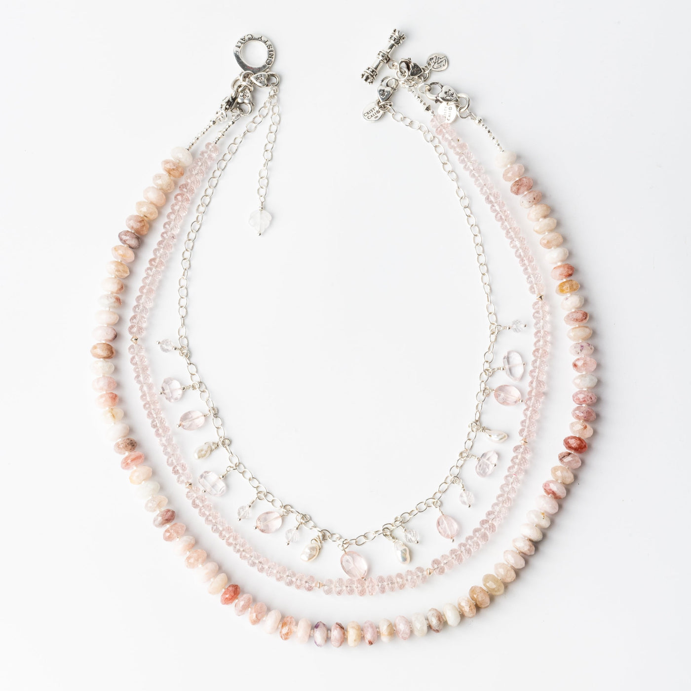 Divine Love Morganite & Pearl Signature Necklace