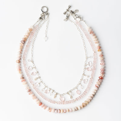 Divine Love Morganite & Pearl Signature Necklace