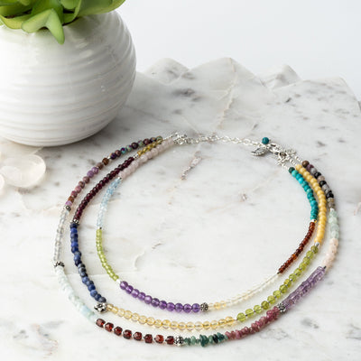 Havana Ooh La La Triple Multigemstone Signature Necklace