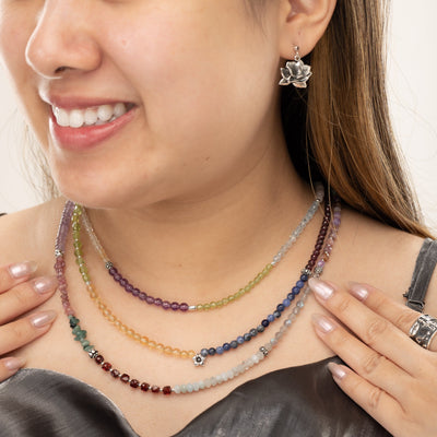 Havana Ooh La La Triple Multigemstone Signature Necklace
