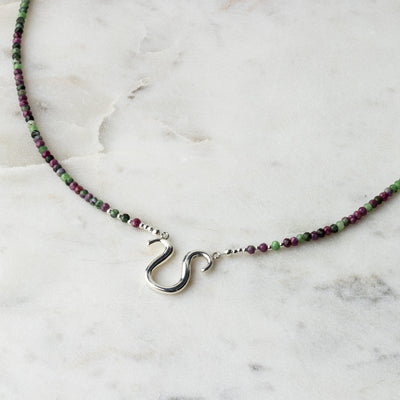 Leo Ruby Ziosite Signature Zodiac Necklace RETIRED