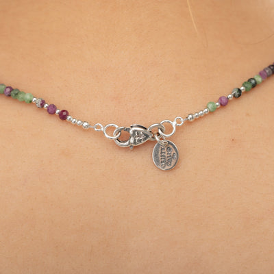 Leo Ruby Ziosite Signature Zodiac Necklace RETIRED