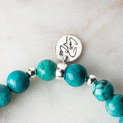 Purity Turquoise Signature Stretch Bracelet