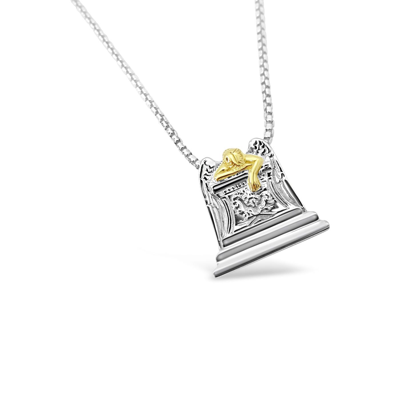 Angel of Grief Mixed 18K Gold
