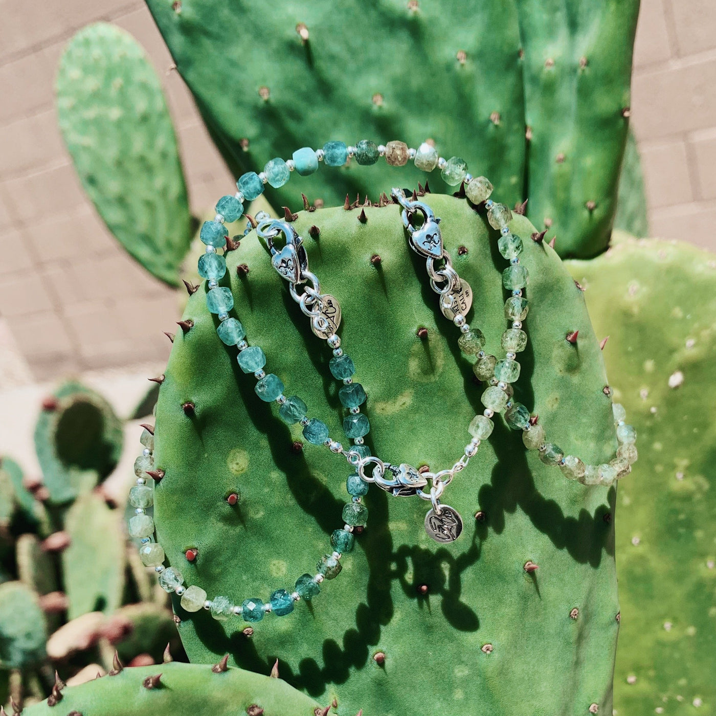 Greatest Potential Green Apatite Classic Signature Bracelet