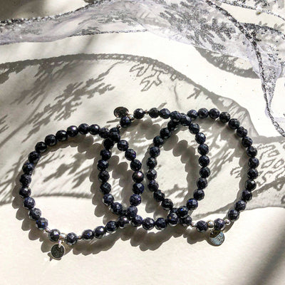 Vitality Blue Goldstone Signature Stretch Bracelet