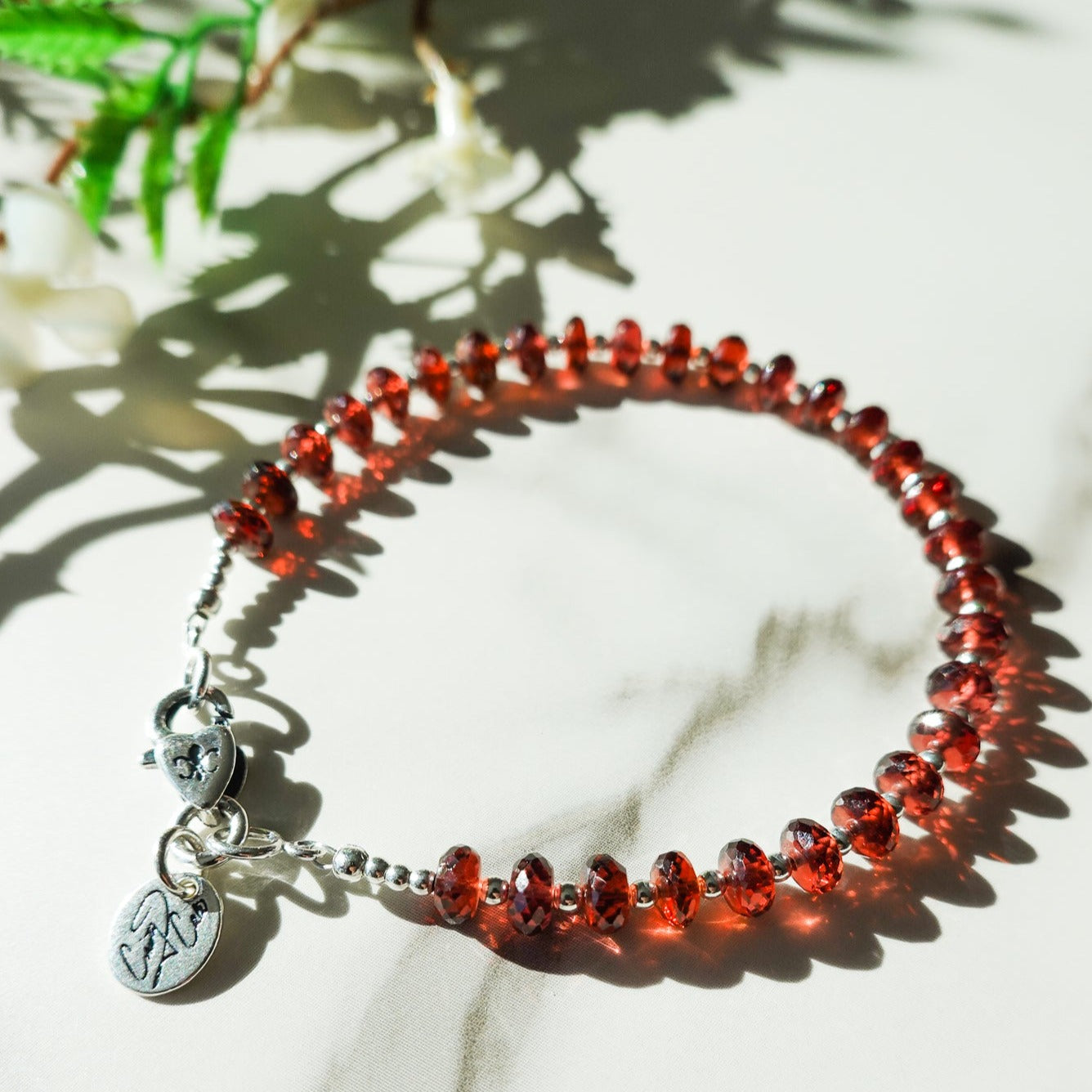 Spicy Romance Garnet Signature Classic Bracelet