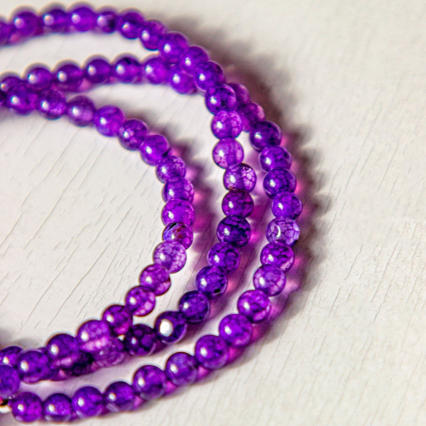 Purple Dragon Veins Signature Stretch Bracelets