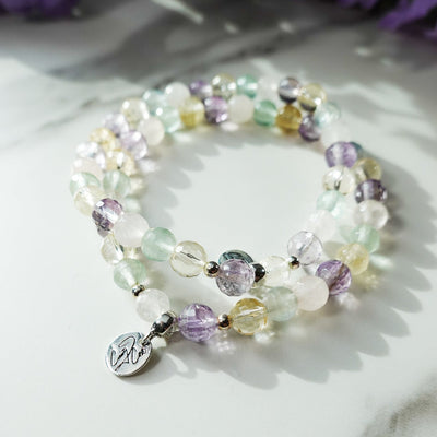Forever Lundi Gras Gemstone Signature Stretch Bracelet