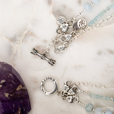 Cristy Cali New Orleans Triple Necklace Layering Toggle Component