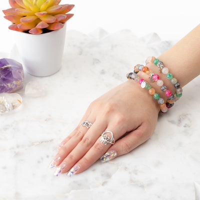 La Buena Vida Agate Signature Stretch Bracelet
