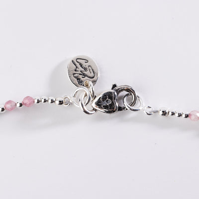 Pink Tourmaline Libra Zodiac Signature Necklace RETIRED