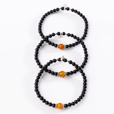 Ancient Amber Protection Signature Stretch Bracelet