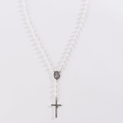 Our Lady of Prompt Succor New Orleans Gemstone Rosary Signature Necklace