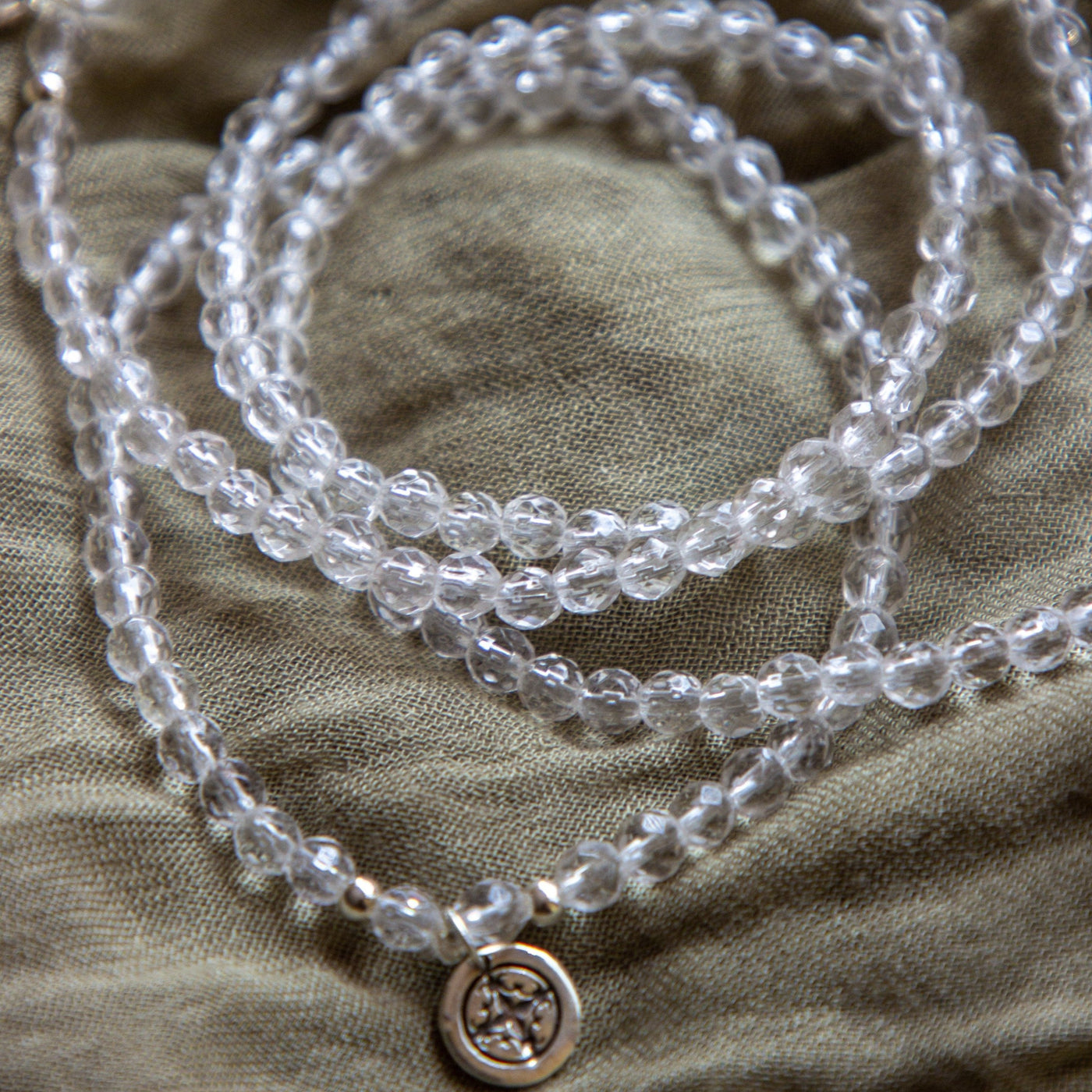 Clarity Quartz Signature Stretch Bracelet