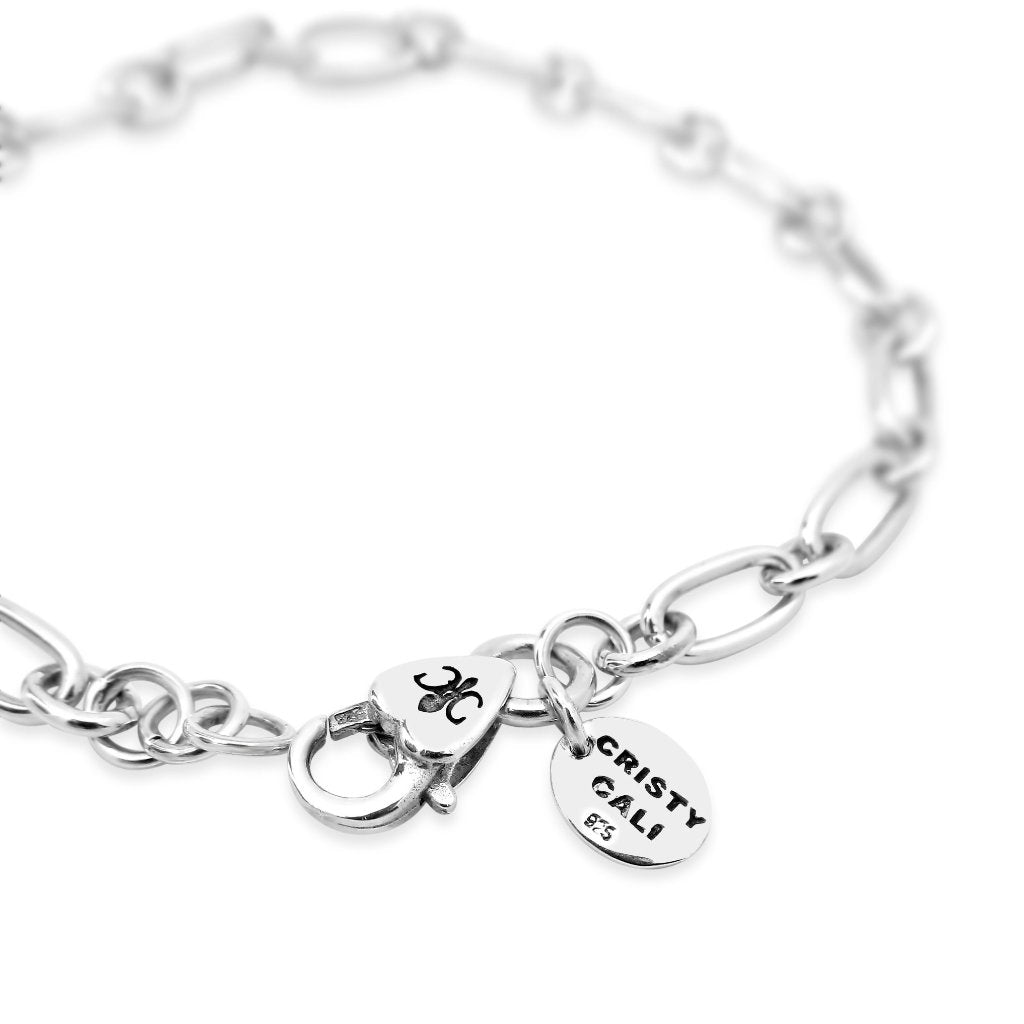 Cali Mixed Link Charm Bracelet Cristy Cali