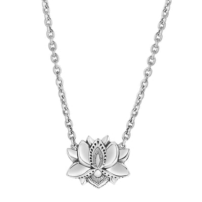 Spirit Rising Lotus Flower Necklace