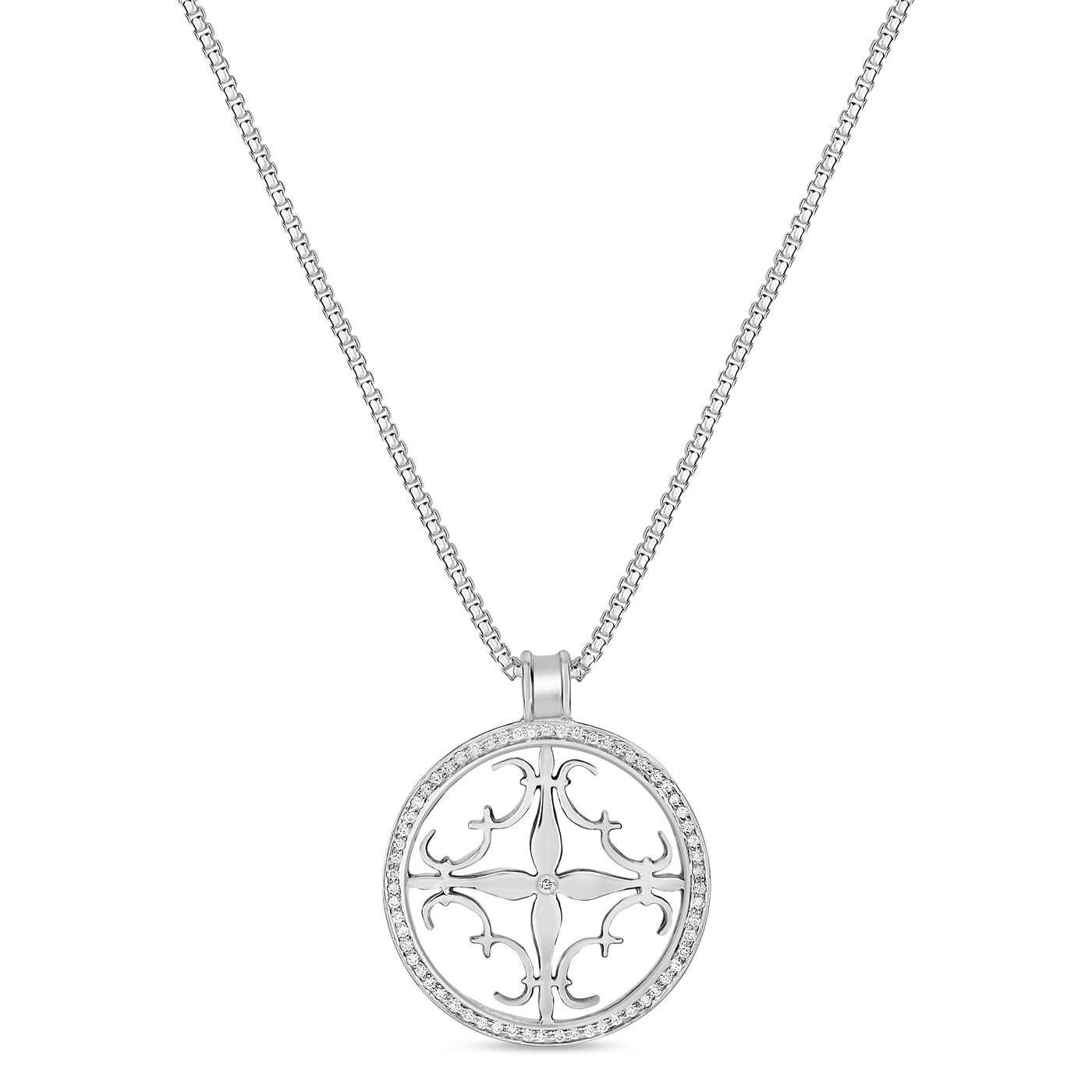 Cali Amulet with Diamonds - Medium